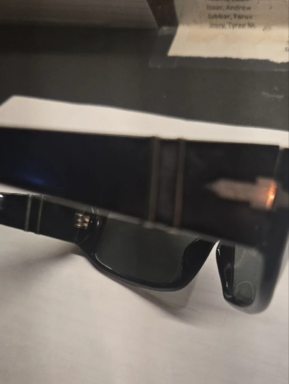 Persol Men's Black Sunglasses with Dark Lenses